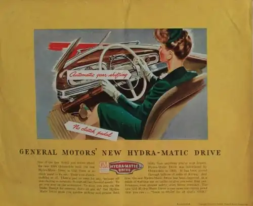Oldsmobile Modellprogramm 1946 Automobilprospekt (7952)
