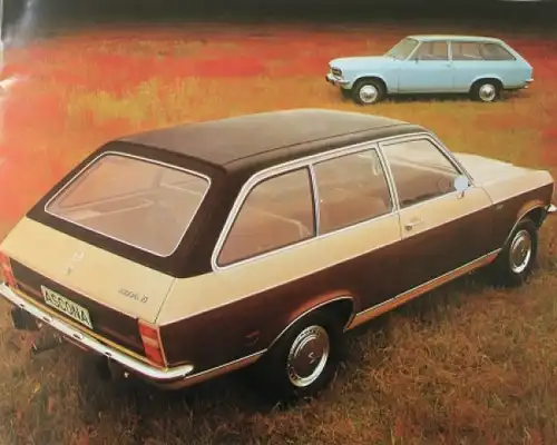 Opel Ascona Modellprogramm 1972 Automobilprospekt (7990)