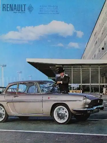 Renault Caravelle 1100 Modellprogramm 1959 Automobilprospekt (8064)