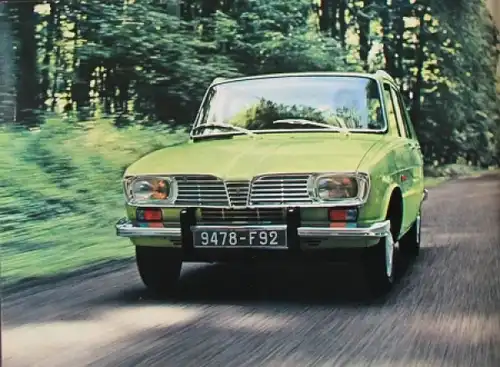 Renault 16 Modellprogramm 1965 Automobilprospekt (8082)