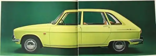 Renault 16 Modellprogramm 1965 Automobilprospekt (8082)