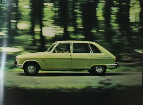 Renault 16 Modellprogramm 1965 Automobilprospekt (8082)