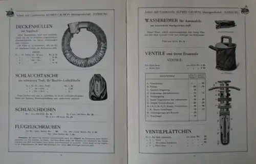 Calmon "Auto Pneumatic" 1913 Reifen-Zubehörkatalog (8125)