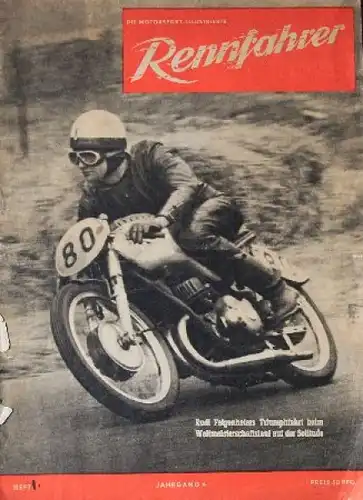 "Rennfahrer" 1950 Motorsport-Zeitschrift (8135)