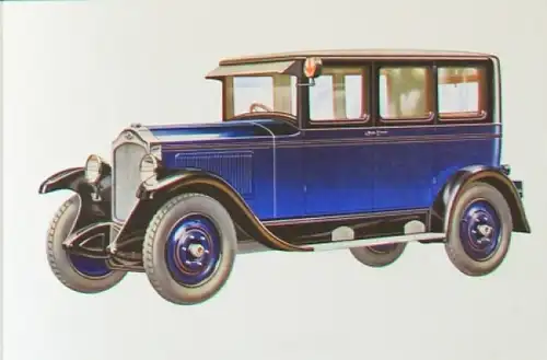 Opel 10/40 PS Modellprogramm 1932 Automobilprospekt (8175)