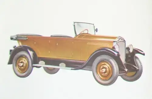 Opel 10/40 PS Modellprogramm 1932 Automobilprospekt (8175)