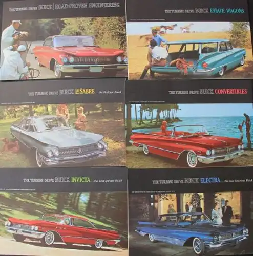 Buick Modellprogramm 1960 Automobilprospekt-Mappe (8295)