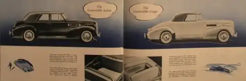 Cadillac La Salle Modellprogramm 1938 Automobilprospekt (8301)