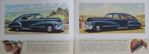 Cadillac Modellprogramm 1942 Automobilprospekt (8304)