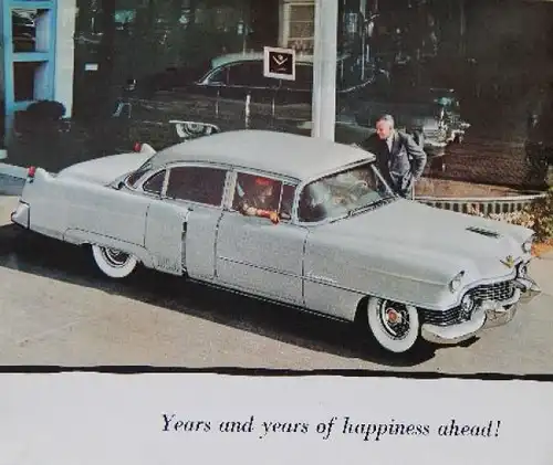 Cadillac Mailer 1955 Automobilprospekt (8309)