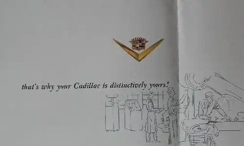 Cadillac Mailer 1955 Automobilprospekt (8311)