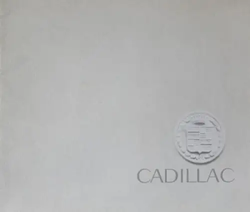 Cadillac Modellprogramm 1962 Automobilprospekt (8313)