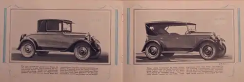 Chevrolet Modellprogramm 1926 Automobilprospekt (8325)