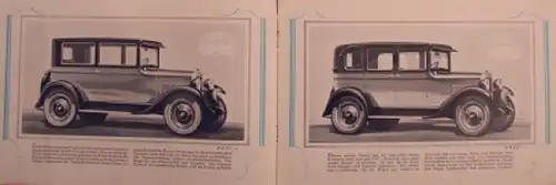 Chevrolet Modellprogramm 1926 Automobilprospekt (8325)