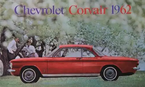 Chevrolet Corvair Modellprogramm 1962 Automobilprospekt (8376)