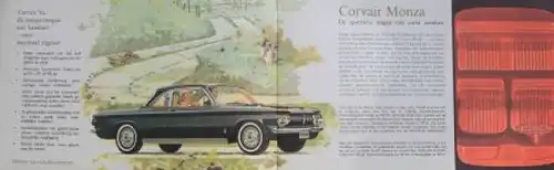 Chevrolet Corvair Modellprogramm 1962 Automobilprospekt (8376)