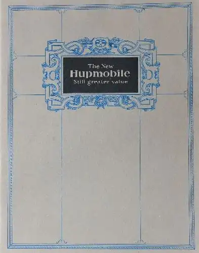 Hupmobile Modellprogramm 1914 Automobilprospekt (8422)