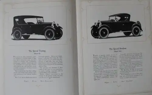Hupmobile Modellprogramm 1914 Automobilprospekt (8422)