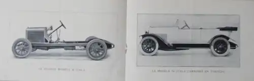 Itala 56 Sport Modellprogramm 1914 Automobilprospekt (8427)