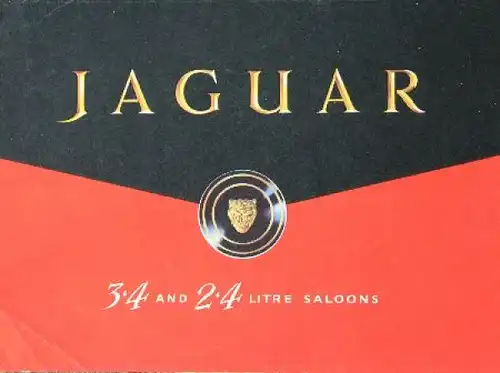 Jaguar Modellprogramm 1951 Automobilprospekt (8440)