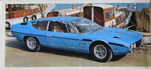 Lamborghini Espada Modellprogramm 1968 Automobilprospekt (8459)