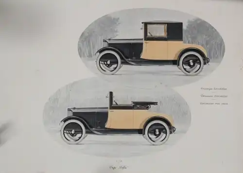 Alexis Kellner Modellprogramm 1924 Automobilprospekt (0210)