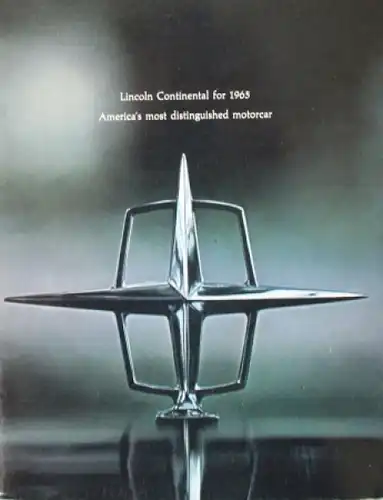 Lincoln Modellprogramm 1965 Automobilprospekt (8488)