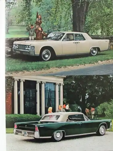 Lincoln Modellprogramm 1965 Automobilprospekt (8488)