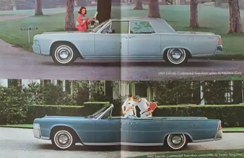 Lincoln Modellprogramm 1965 Automobilprospekt (8488)