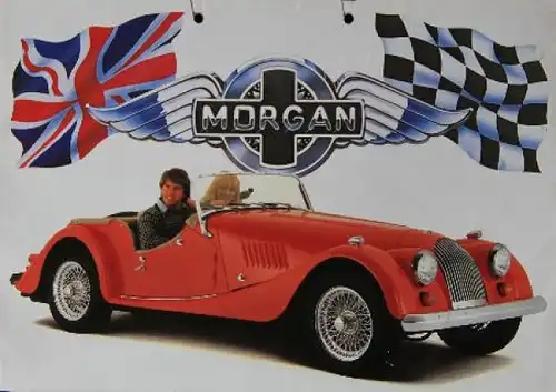 Morgan Modellprogramm 1982 Automobilprospekt (8525)