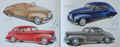 Nash Modellprogramm 1939 Automobilprospekt (8534)