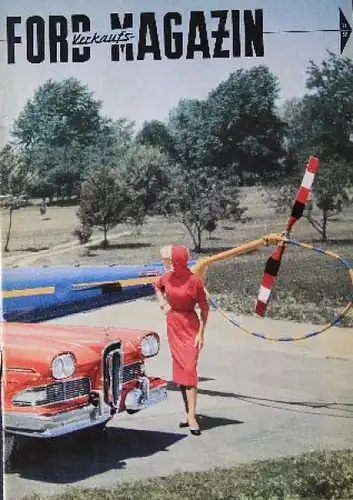 "Ford Verkaufsmagazin" Firmenzeitschrift 1957 (8561)