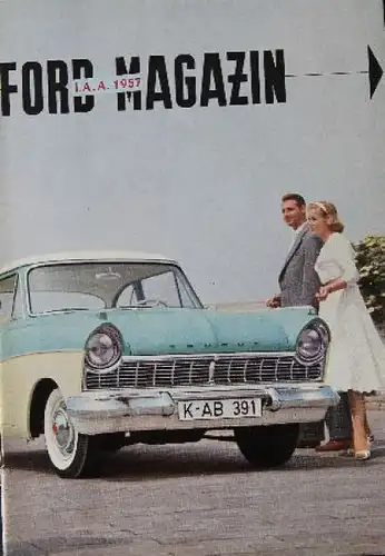 "Ford Verkaufsmagazin" Firmenzeitschrift 1957 (8562)