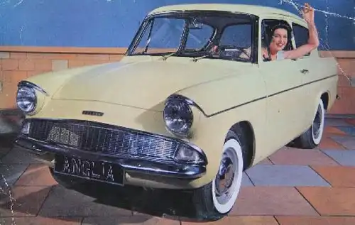 Ford Anglia 105 E Werksfoto 1959 Harry Potter (8567)