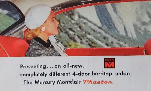 Ford Mercury Montclair Phaeton 1956 Automobilprospekt (8592)