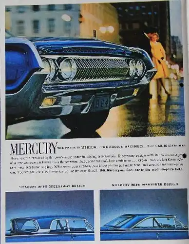 Ford Mercury Comet Modellprogramm 1964 Automobilprospekt (8635)