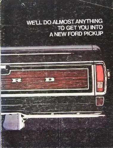 Ford Station Wagon Modellprogramm 1969 Automobilprospekt (8637)