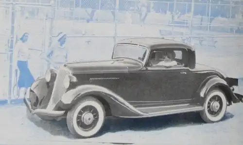 Graham Paige Modellprogramm 1936 Automobilprospekt (8646)