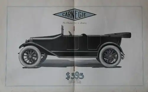 Carnegie Motorcar Modellprogramm 1914 Automobilprospekt (8702)