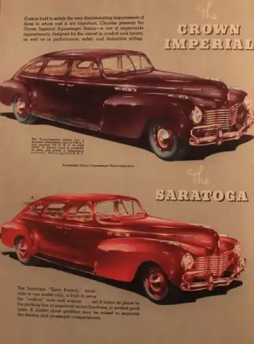 Chrysler Modellprogramm 1938 Automobilprospekt (8722)