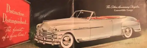 Chrysler Modellprogramm 1949 Automobilprospekt (8724)