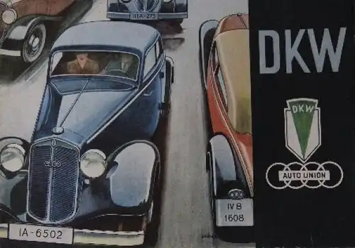 DKW Modellprogramm 1935 Automobilprospekt (8754)