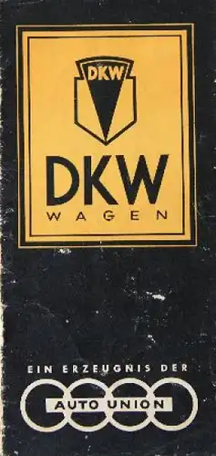 DKW Modellprogramm 1939 Automobilprospekt (8766)