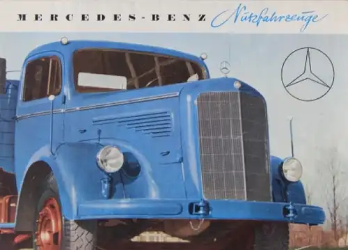 Mercedes-Benz Nutzfahrzeuge Modellprogramm 1951 Lastwagenprospekt (8845)