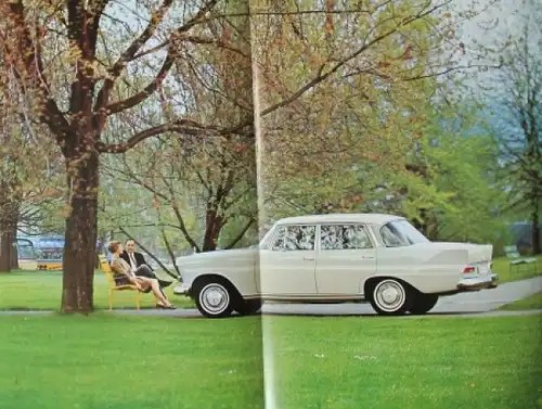 Mercedes-Benz 200 D Modellprogramm 1965 Automobilprospekt (8867)