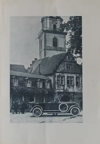 Mercedes-Benz Modellprogramm 1924 "Sehr geehrter Herr" Automobilprospekt (8904)