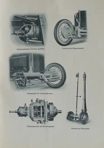 Mercedes-Benz Modellprogramm 1924 "Sehr geehrter Herr" Automobilprospekt (8904)