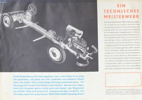 Mercedes-Benz 130 Modellprogramm 1934 "Was ist Typ 130?" Automobilprospekt (8914)