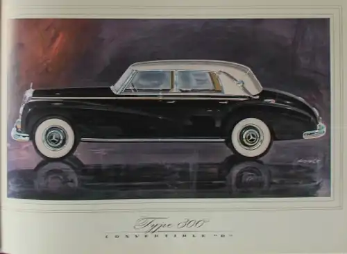 Mercedes-Benz 300 Modellprogramm 1952 Liska Automobilprospekt (8942)