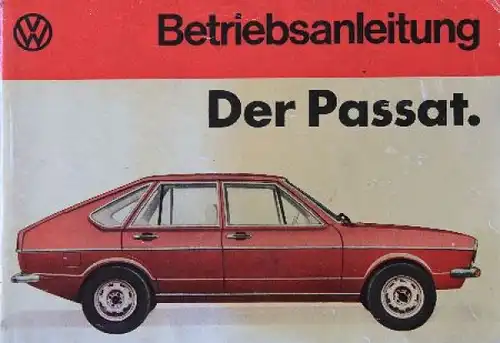 Volkswagen Passat 1973 Betriebsanleitung (9031)